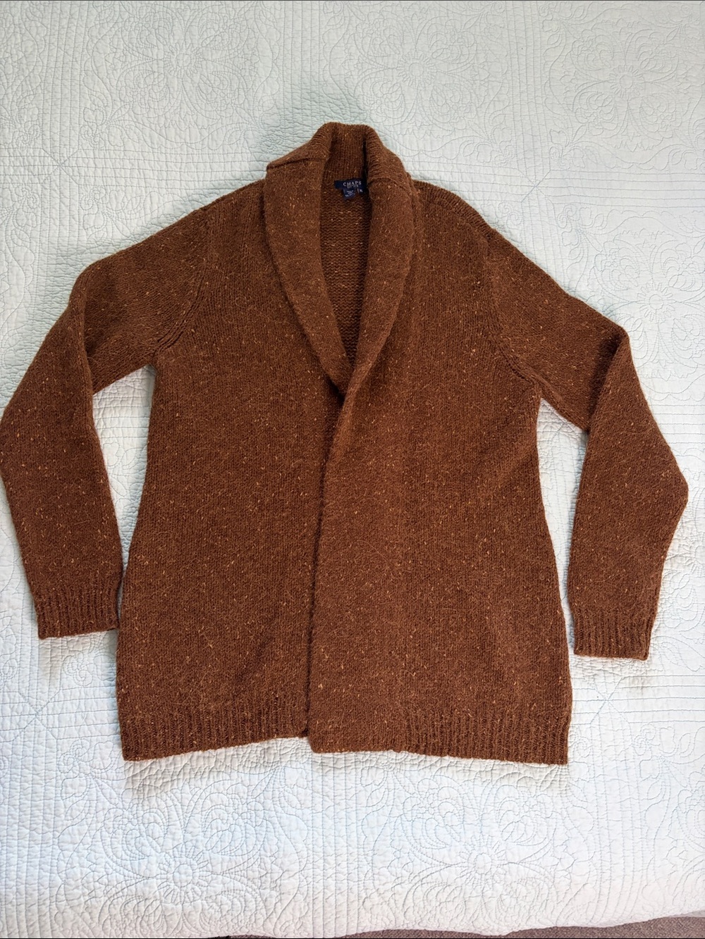 Chaps Longline Wool and Alpaca Blend Sweater